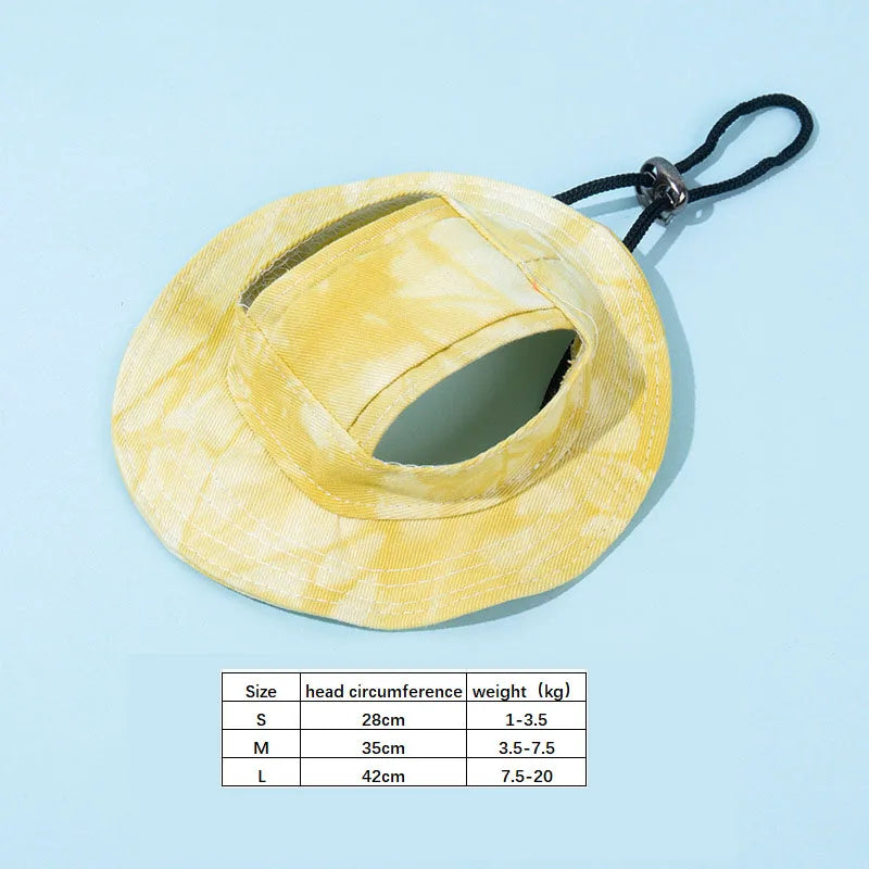 Pets Hat with Ear Holes Adjustable Baseball - MyPetDollar.com