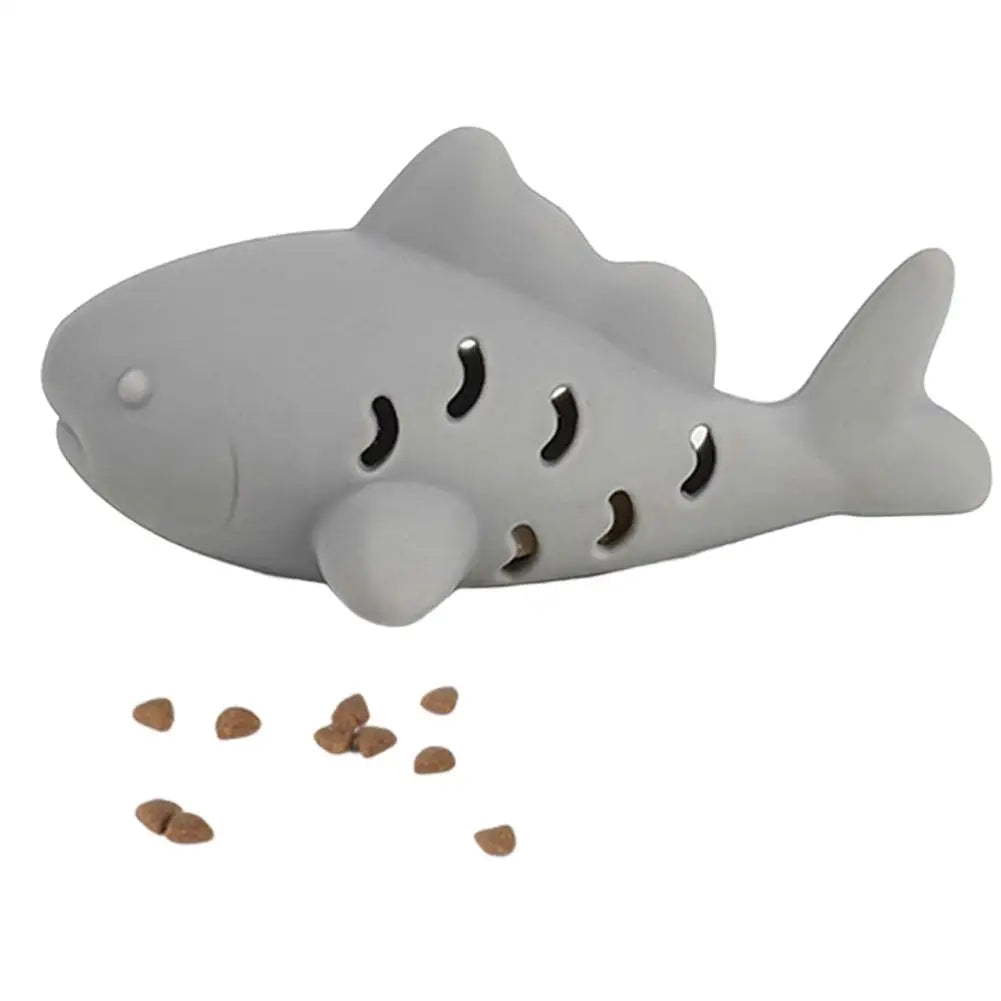 Silicone Interactive Fish Cat & Dog Toy Indoor Bite Resistant Kitten