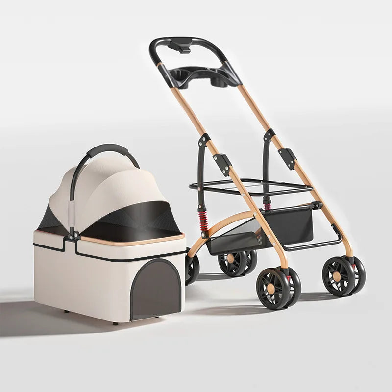 Pet Outdoor Small Stroller Detachable Dog - MyPetDollar.com