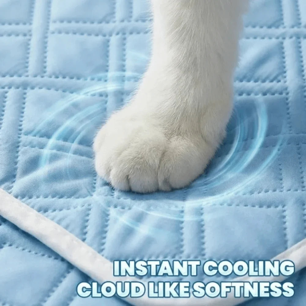 Summer Dog Cooling Mat Ice Slicky Fiber - MyPetDollar.com