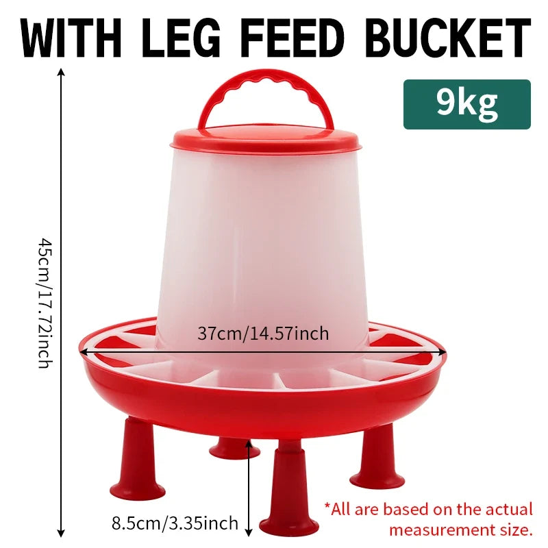 1.5 3 6 9 12kg Automatic Chicken Feeder – 9 Colors