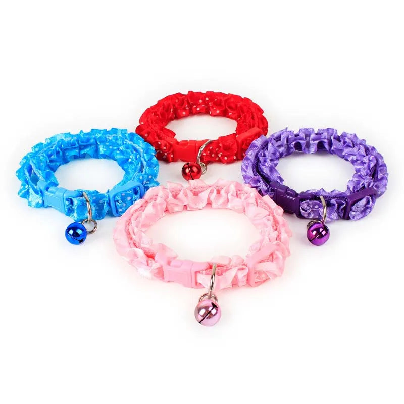 Cute Lace Sweet Pet Collar Necklace Dog Cat - MyPetDollar.com