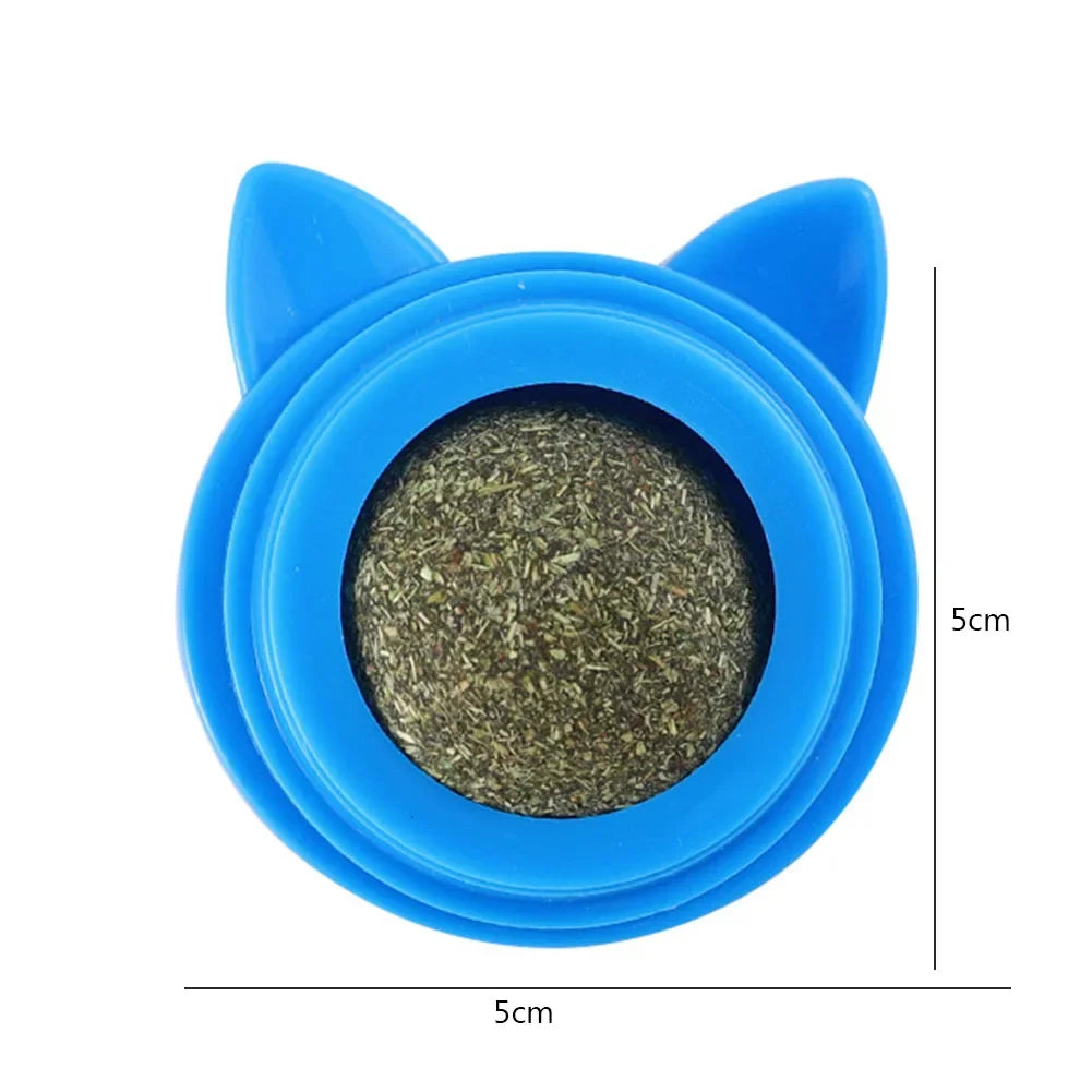 1-3pcs Pet Catnip Toys Wall Ball Licking - MyPetDollar.com