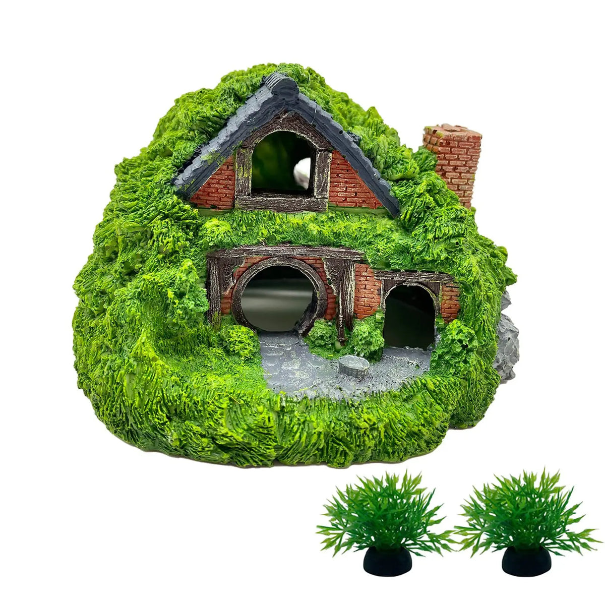 Aquarium decoration hobbit small landscaping - MyPetDollar.com