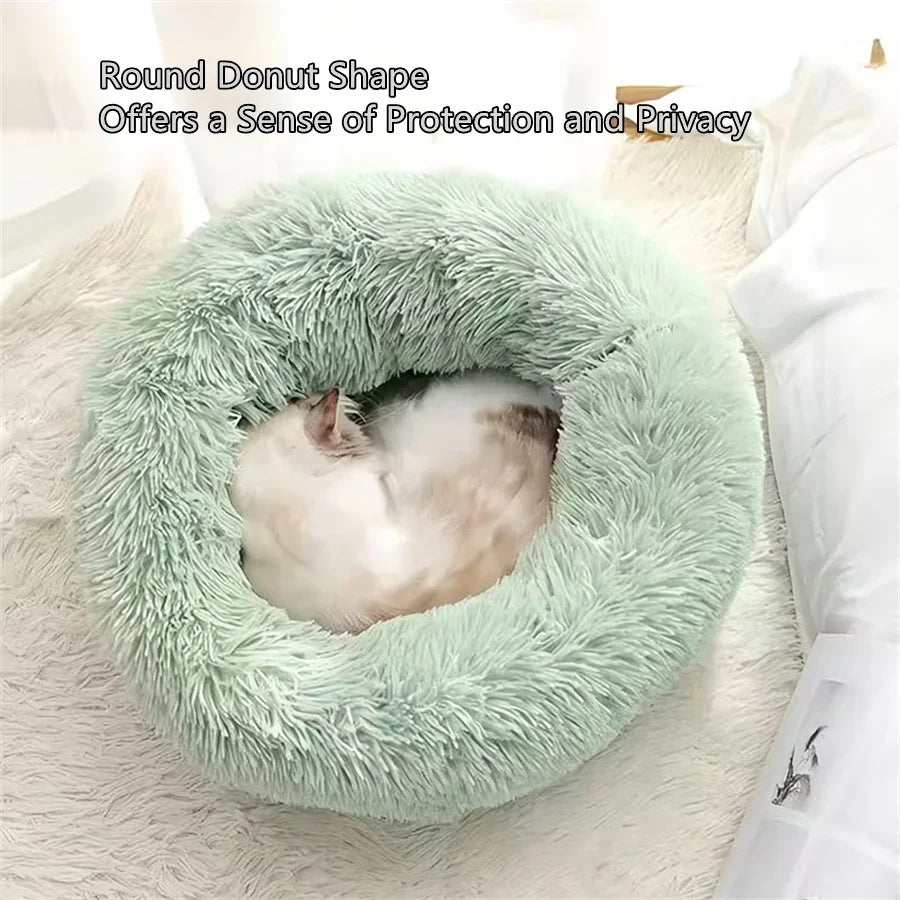 Soft Pet Cat Bed Pad Plush Warm Faux Fur Dog - MyPetDollar.com