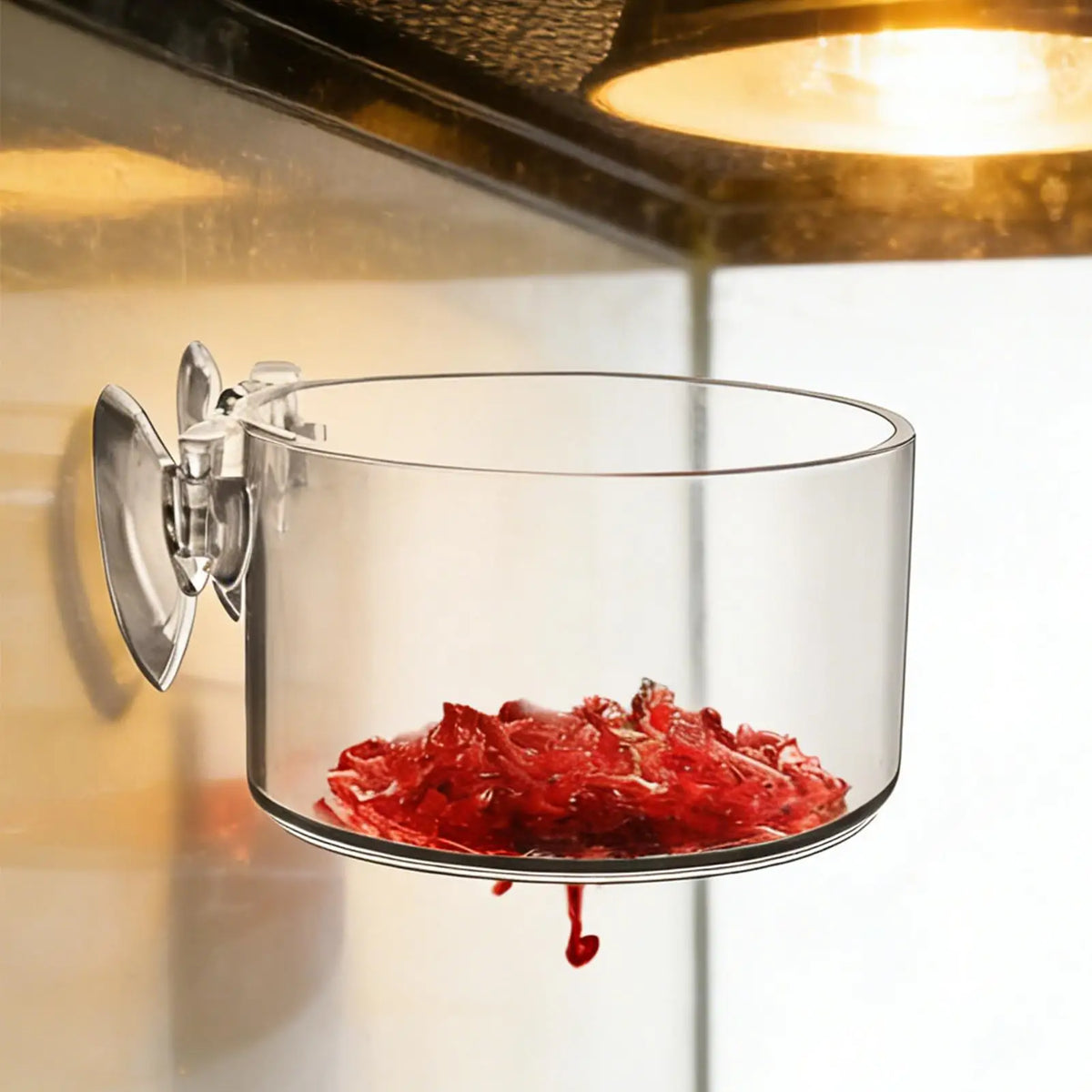 Acrylic Aquarium Plant Holder Clear Suction - MyPetDollar.com