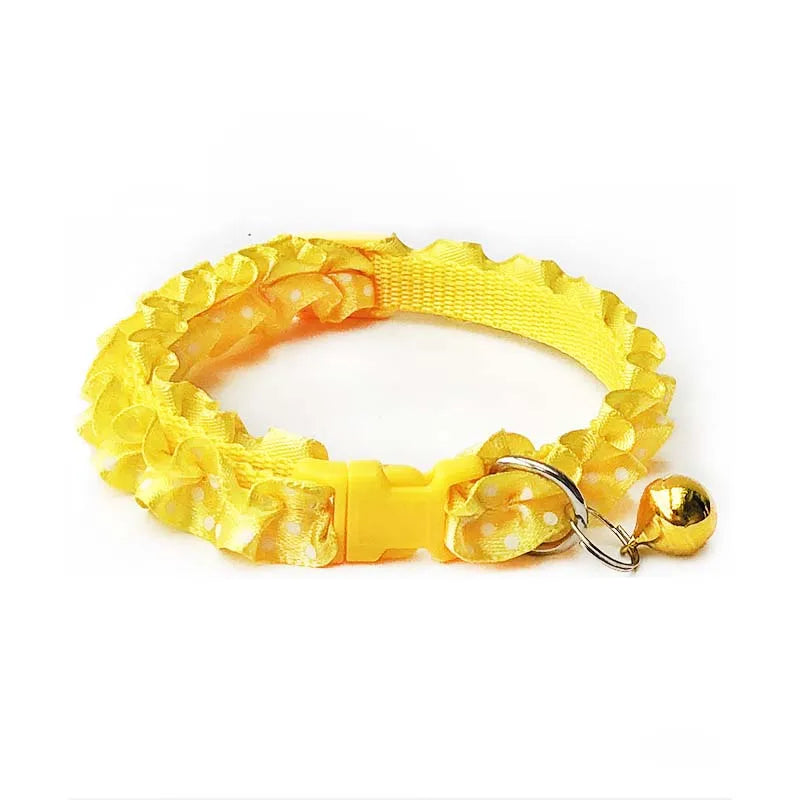 Cute Lace Sweet Pet Collar Necklace Dog Cat - MyPetDollar.com
