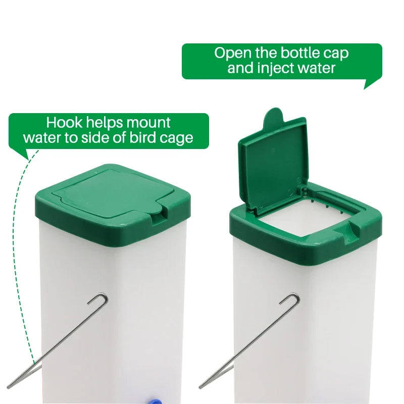 1000ml Rabbit Water bottle with Red Water - MyPetDollar.com
