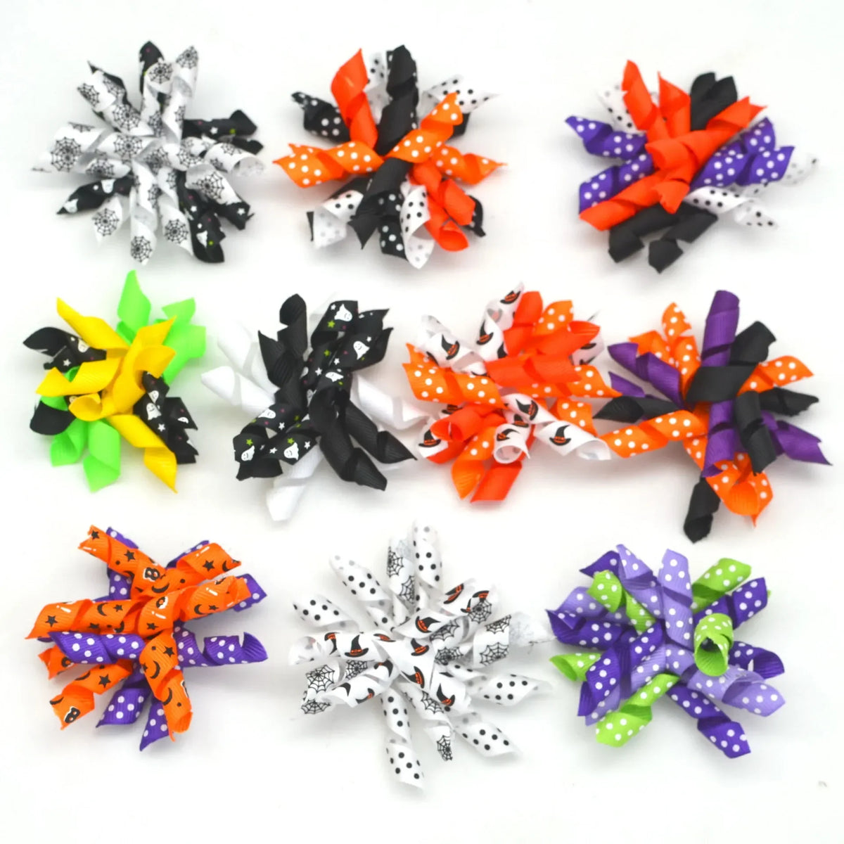100pcs Halloween Dog Bows Bulk Pet Dog Hair - MyPetDollar.com