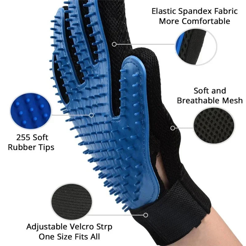 Cat grooming glove for cats wool Pet Hair - MyPetDollar.com