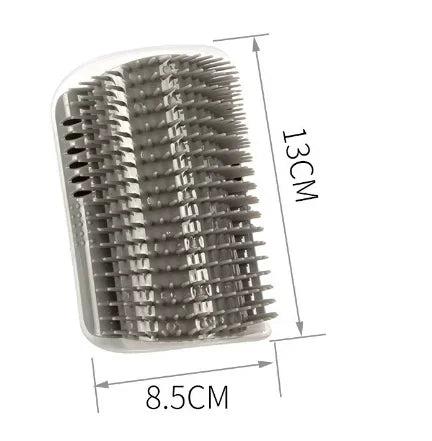 Soft Cat Self Groomer with Catnip Wall Corner Massage Comb – 9 Colors