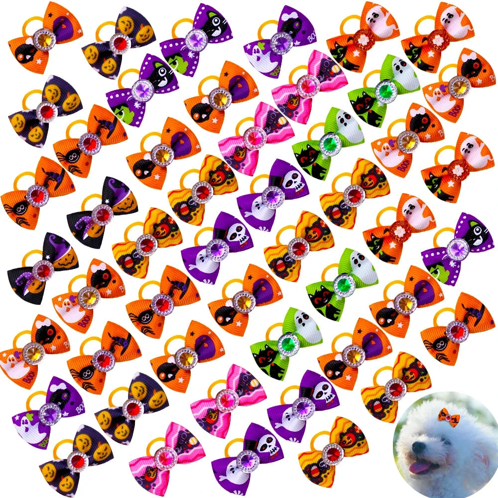 Halloween Dog Hair Bows