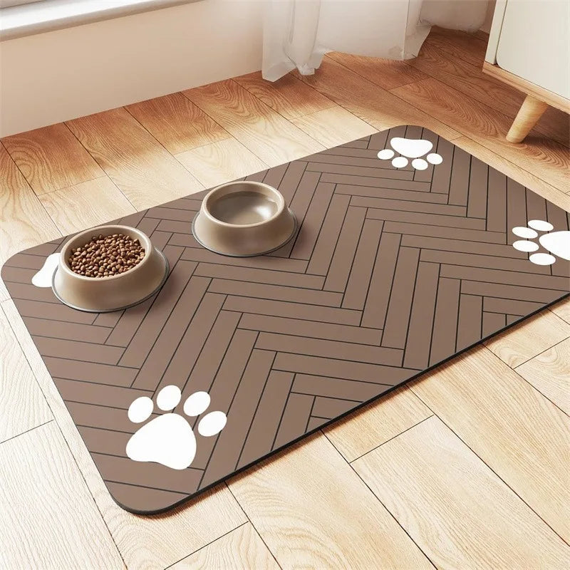 Rubber Pet Feeding Mat for Food and Water Bowl – view 9