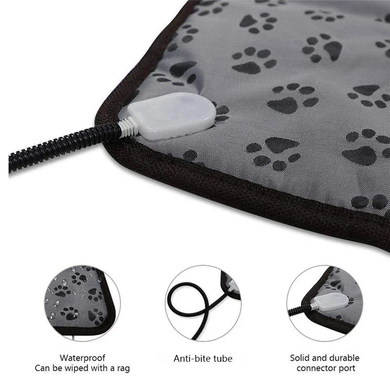 Pet Heated Mat Dog Temperature Adjustable - MyPetDollar.com