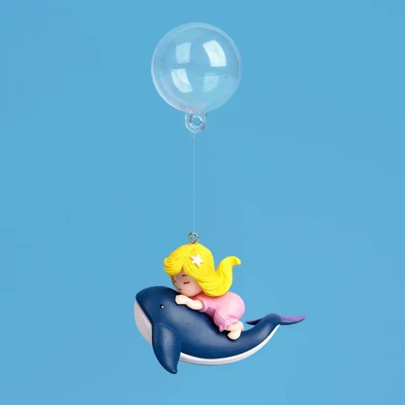 Floating Diver Fish Tank Ornament Cute PVC Suspended Figurine – 8 Colors
