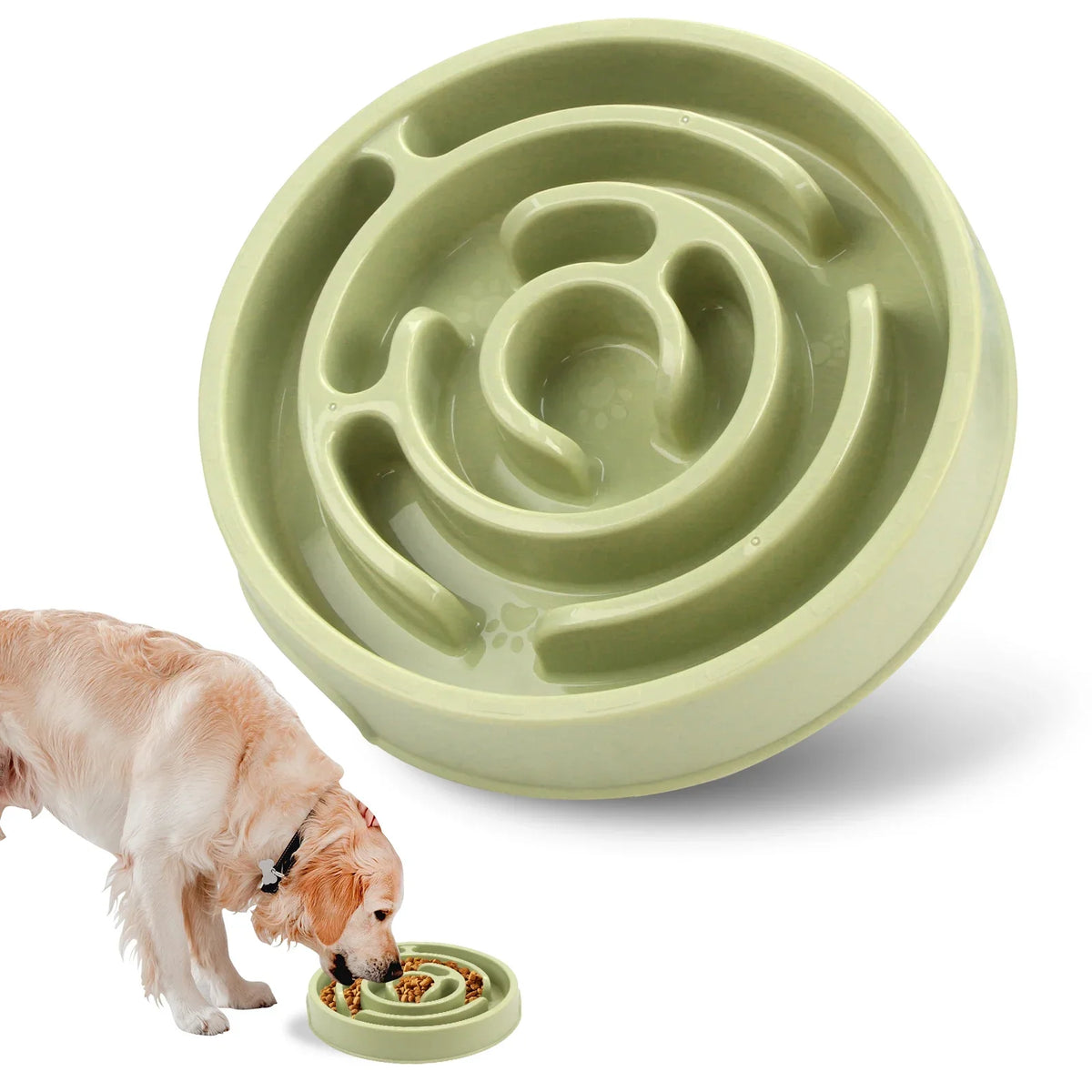 Dog Slow Feeder Dish Fun Non Slip Anti Gulping Slower Food – Dog Supplies