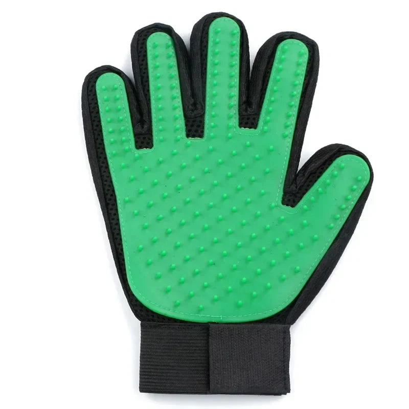 Silicone Pet Grooming Gloves Cats Hair Brush - MyPetDollar.com