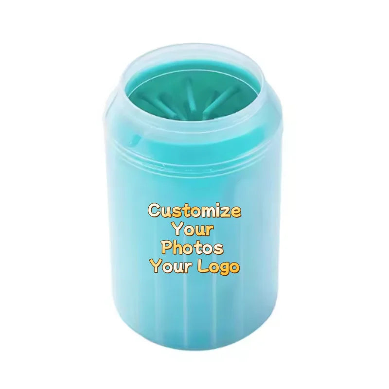 Custom Pet Paw Cleaner Soft Silicone Foot - MyPetDollar.com