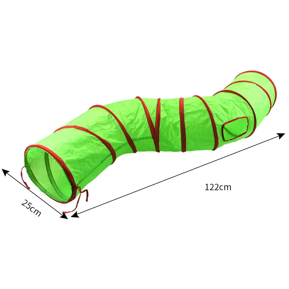 Foldable Christmas Cat Tunnel Pet Supplies Fun Plaything, Interactive – view 7