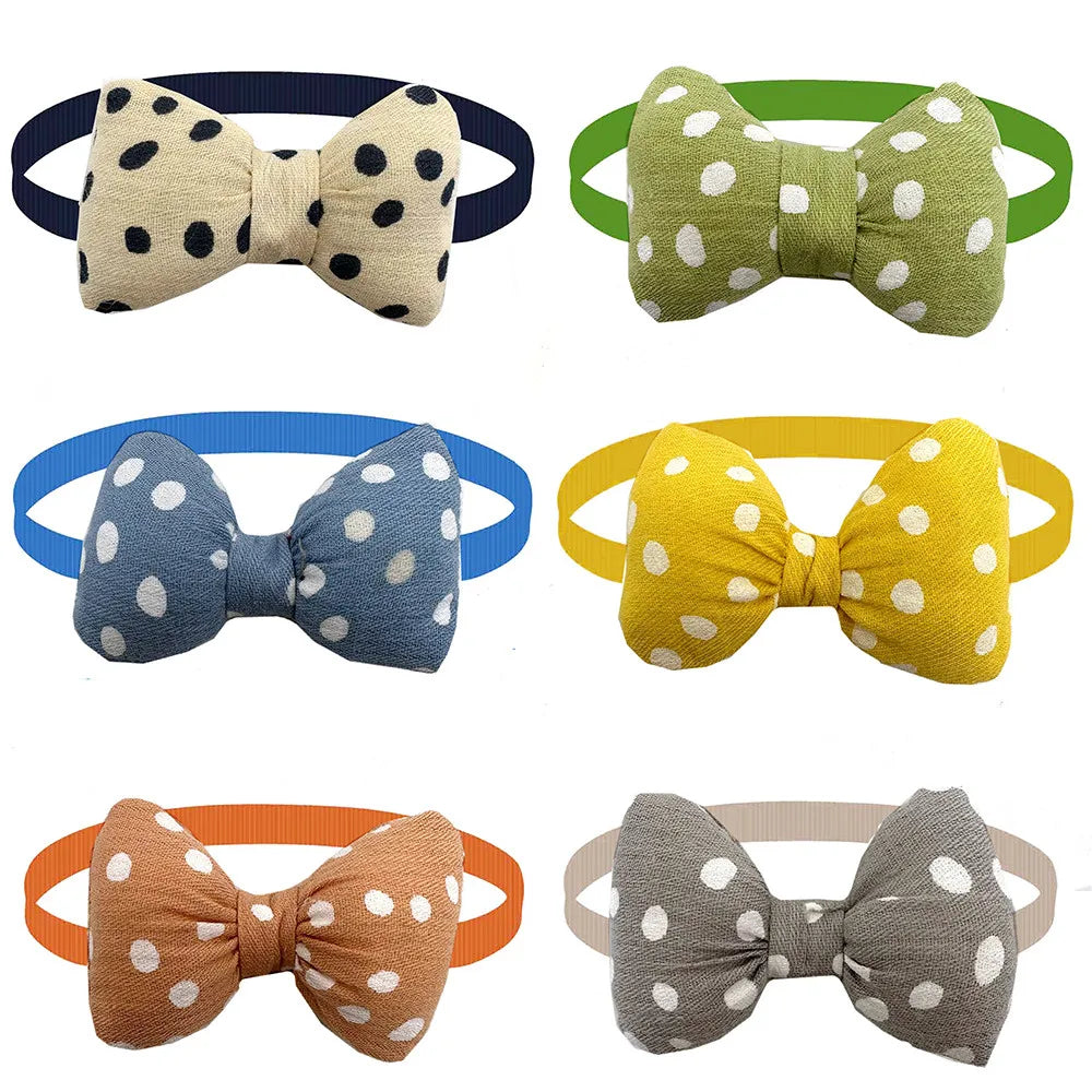 50pcs Cute Dog Bowties Adjustable Pet - MyPetDollar.com