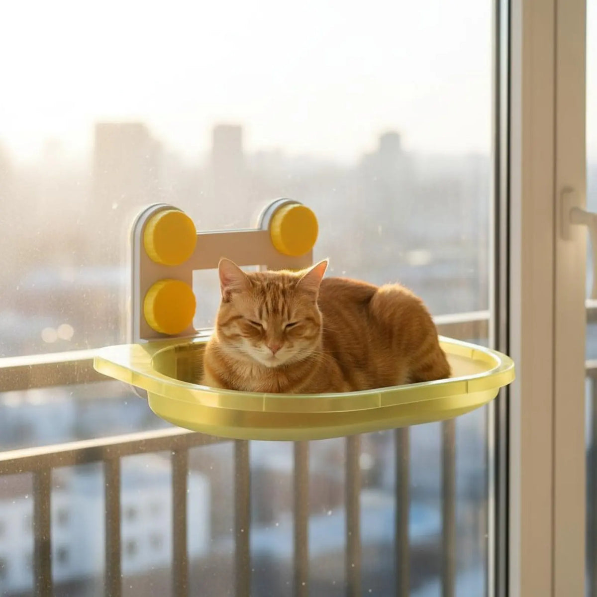 Suction Cup Feline Bed Sunbathing Suction - MyPetDollar.com