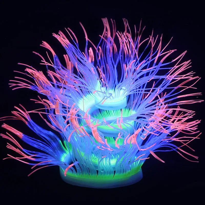 Fluorescent Simulation Silicone Sea Anemone - MyPetDollar.com