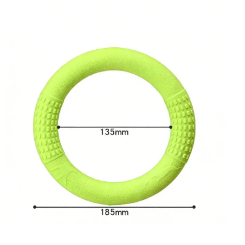 Bite Resistant Soft Dog Ring Plaything, Interactive