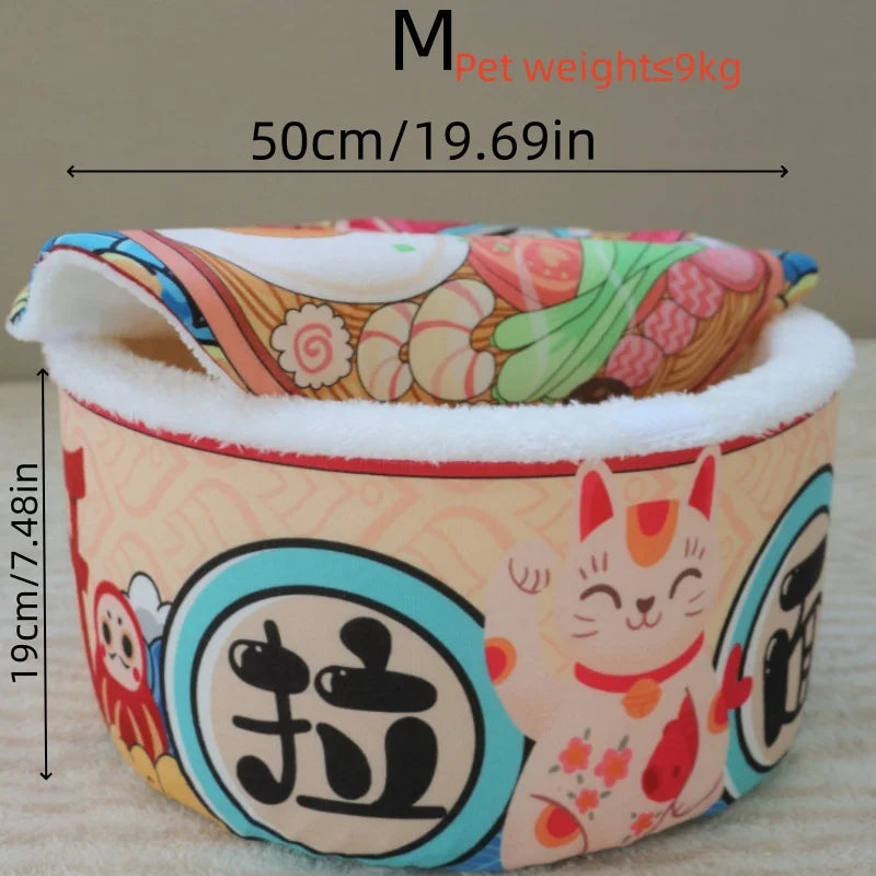 Dog & Cat Home Kennel Super Large Instant Noodle Warm – 3 Colors