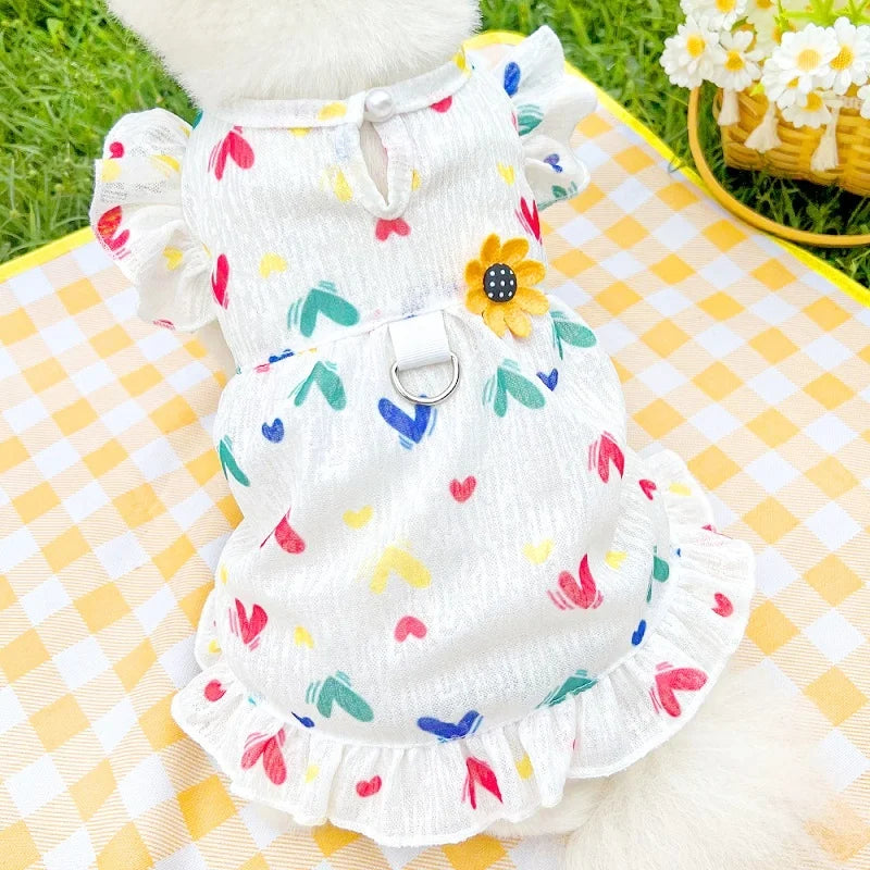 Princess Style Dog Dresses Summer Strawberry - MyPetDollar.com