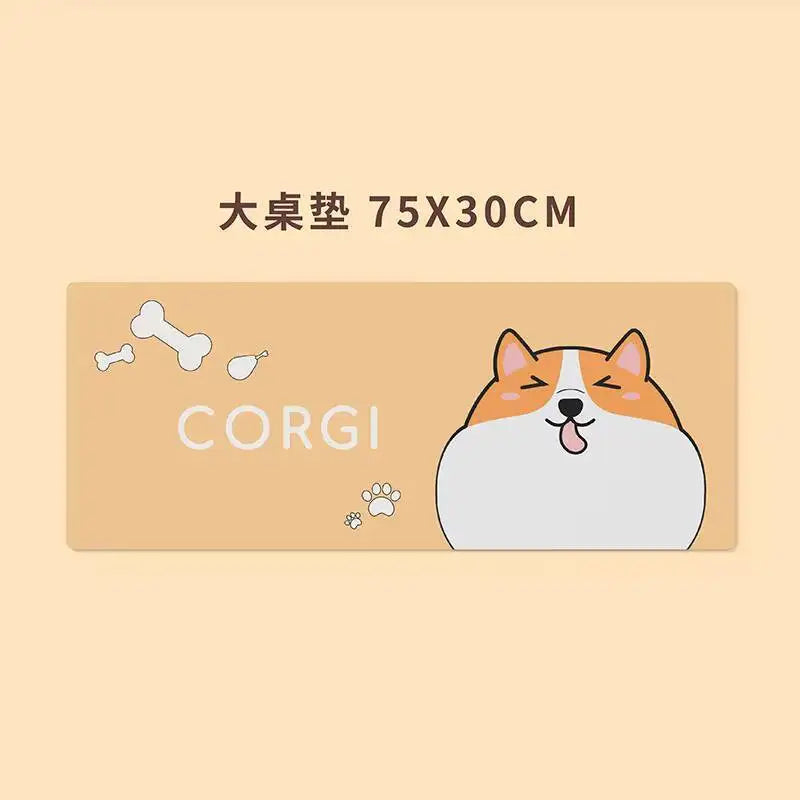 Kawaii Animals Style Girl Ergonomics Mouse Pad, Non-Slip
