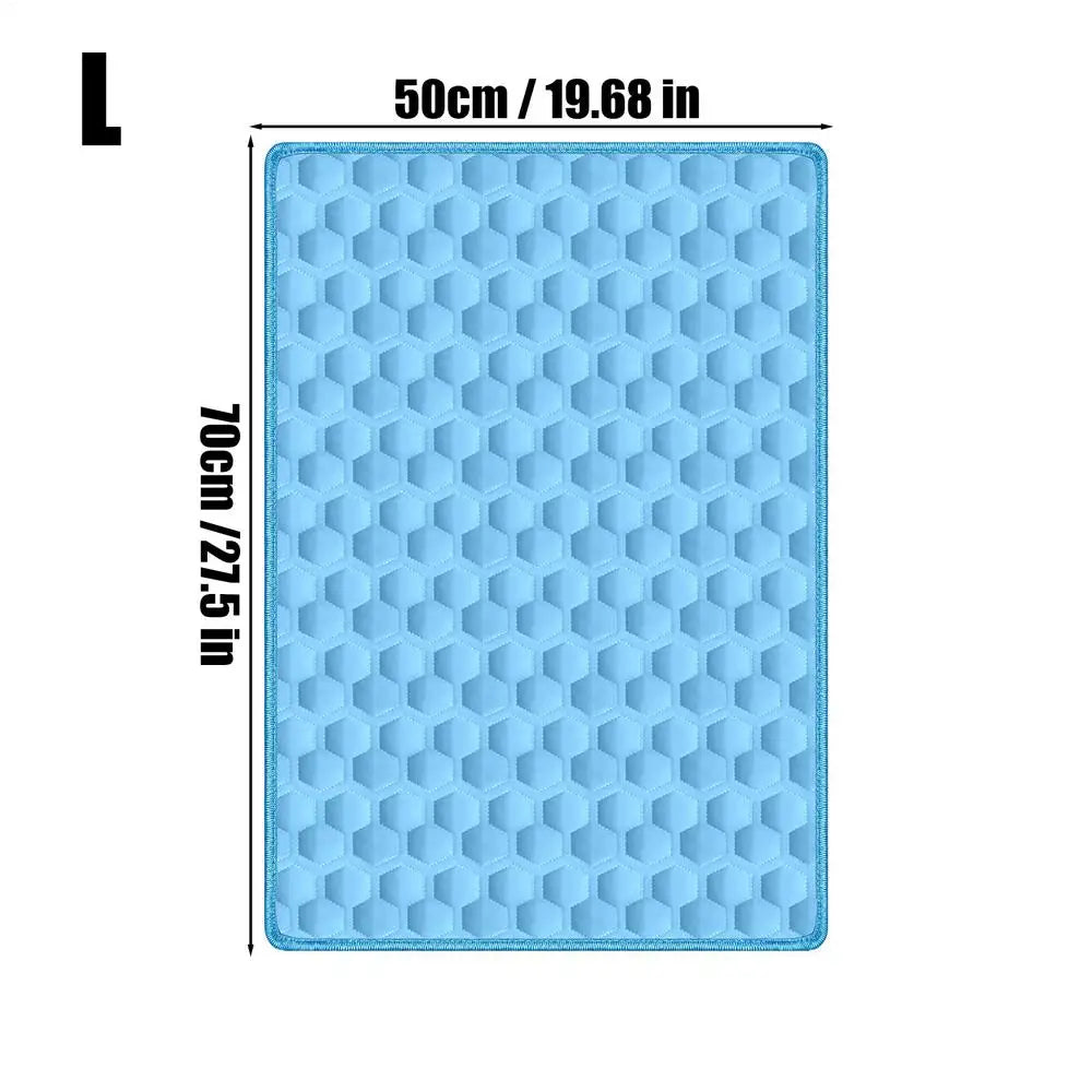 Breathable Summer Pet Cooling Pad Upgraded Ice Experience Washable – 5 Colors
