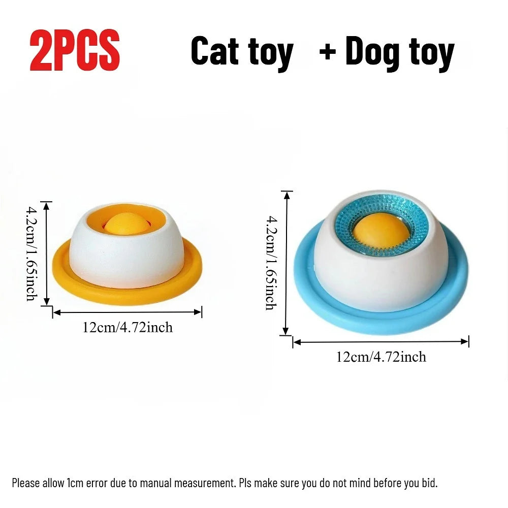Dog Stimulation Toys Pet Lick Mat Slow Food Feeder, Interactive