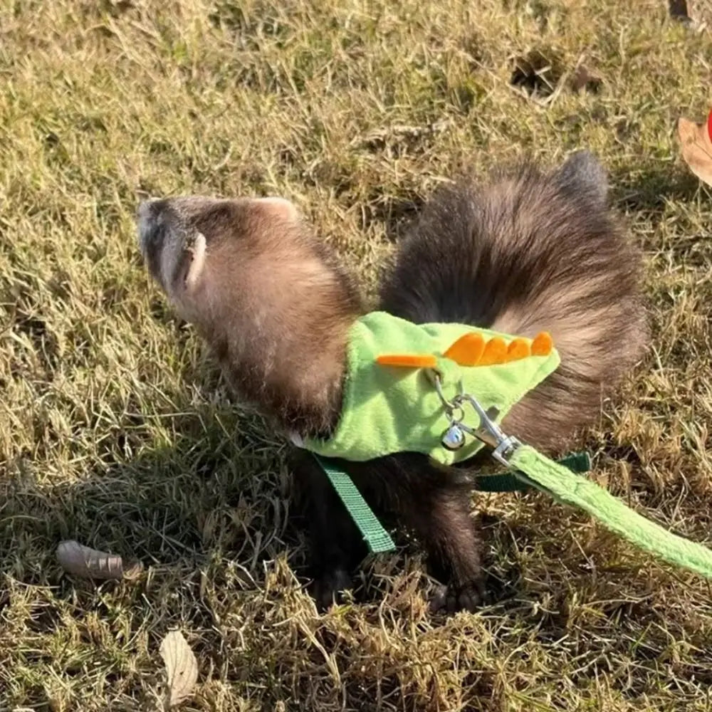 Soft Cartoon Ferret Vest Harness Adjustable - MyPetDollar.com