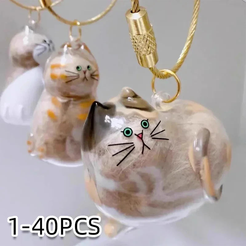 Cute Transparent Cat Fur Display Capsule Toy - MyPetDollar.com