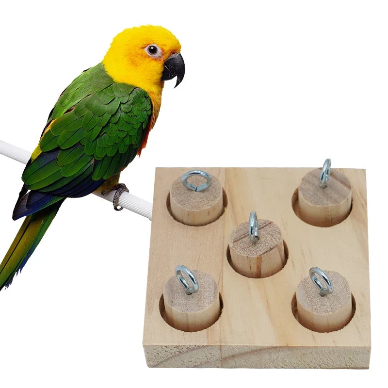 Parrot Bird Toy Bite Chewing Pet Swing – 3 Colors