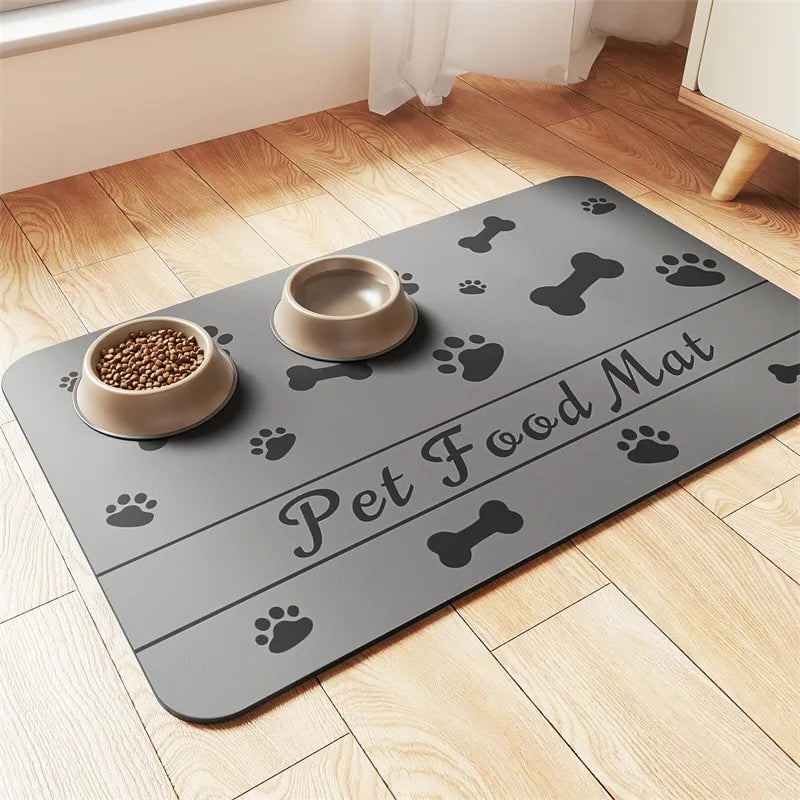 Pet Placemat Dog Food Bowl Mat Drinking - MyPetDollar.com