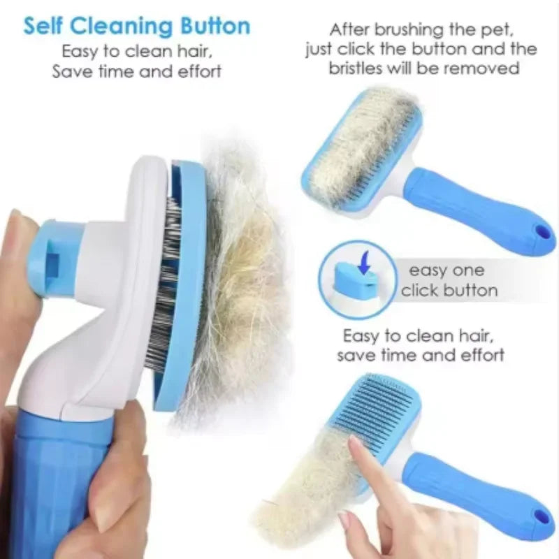 Long Hair Dog Cat Shedding Brush - MyPetDollar.com