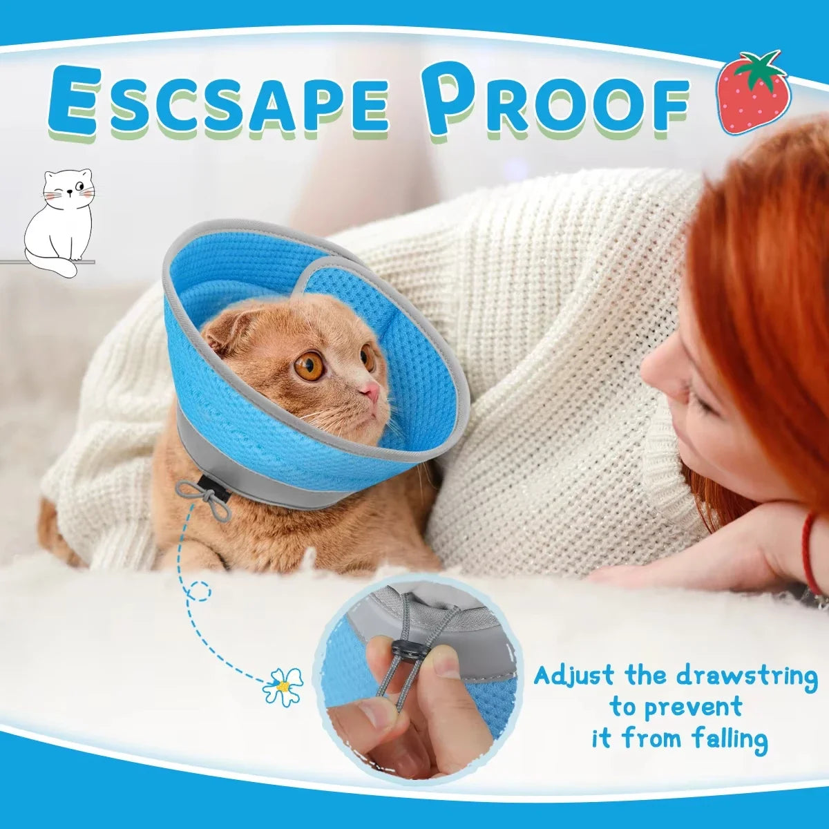 1PC Cartoon Pet Tapered Collar with - MyPetDollar.com