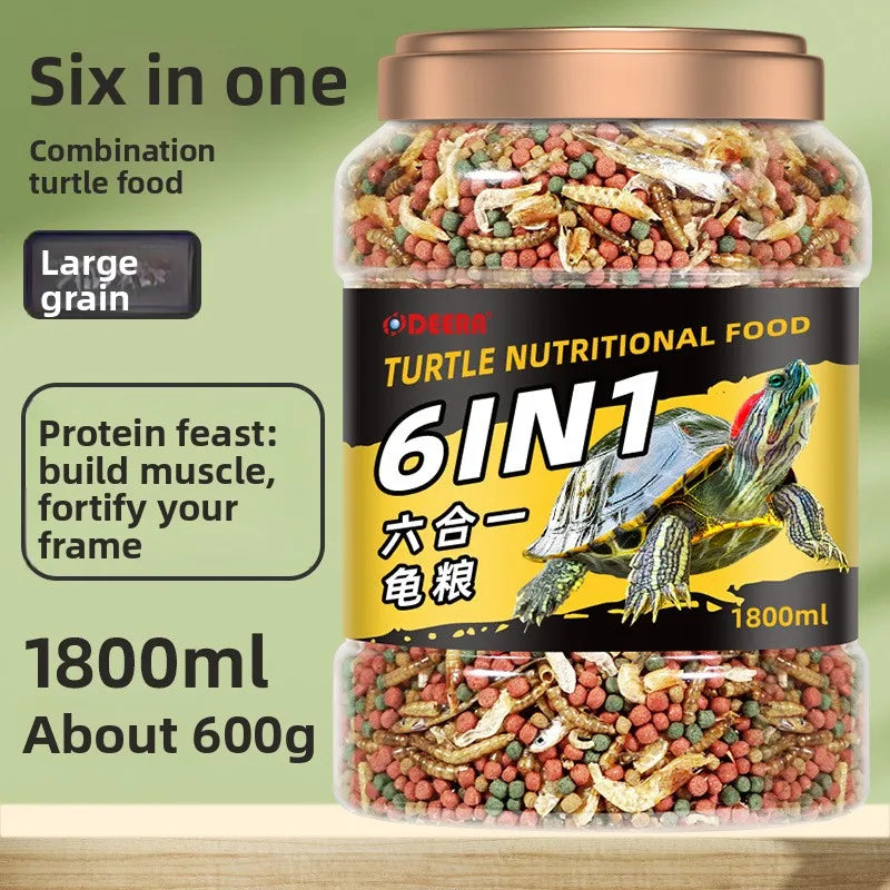 Deera Dried Shrimp & Fish for Turtles - High Protein Natural – 5 Colors