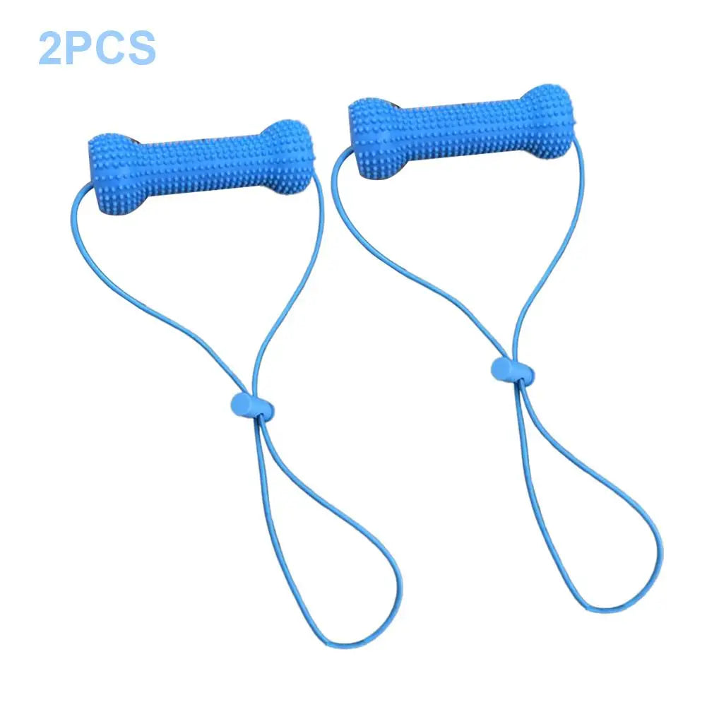 Pet Dental Care Chewing Toy 2IN1 Chew Clean Bone – Dog Supplies