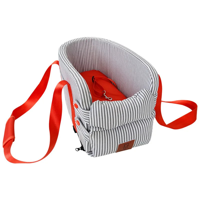 Portable Car Center Console Pet Safety Seat Dog Bed