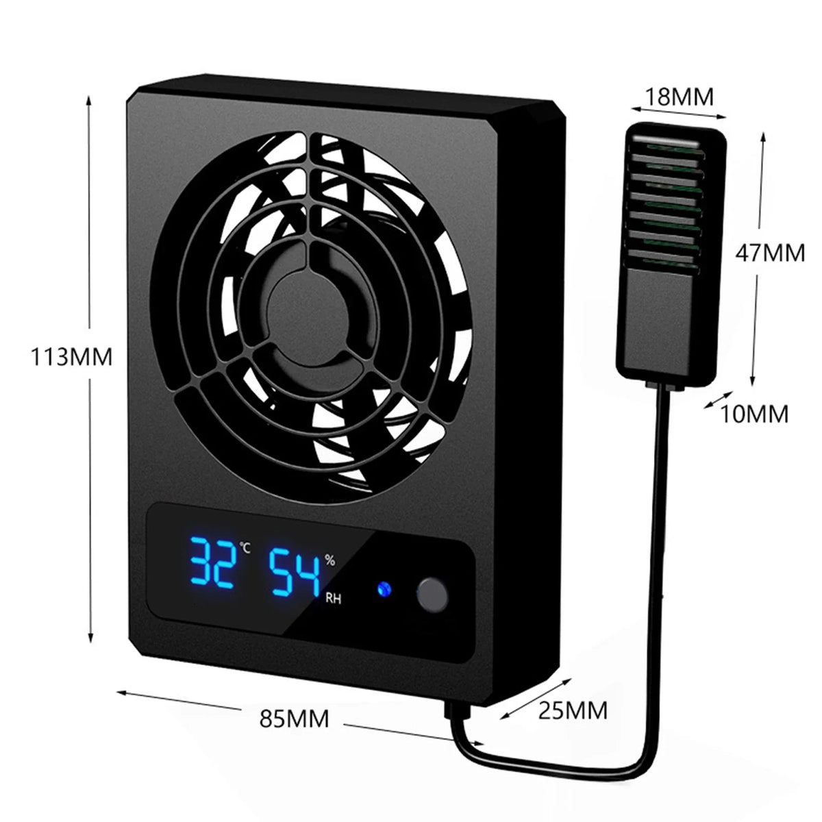 Temperature Control Fan for Reptiles Amphibians