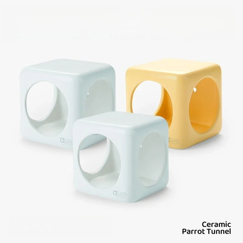 Ceramic Hamster Tunnel Nest Bite Resistant Guinea Pigs for Small Pets