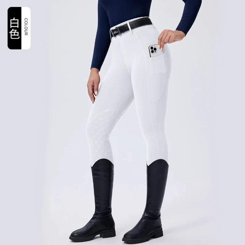 Women Non-slip Horse Riding Pants Knee Patch - MyPetDollar.com