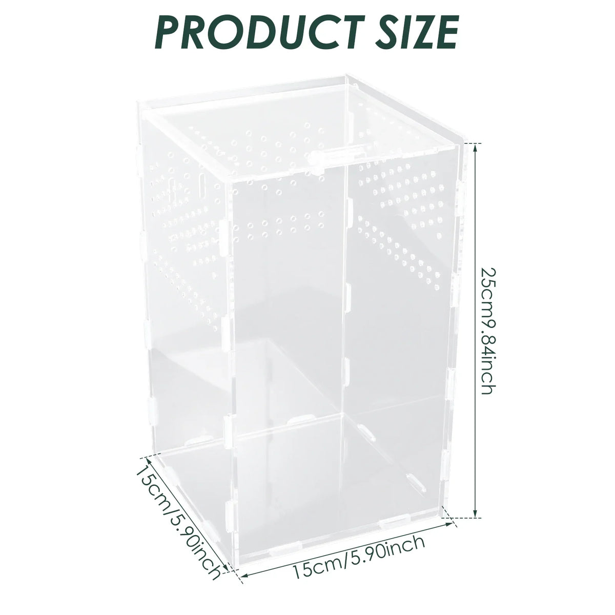Reptiles Terrarium Enclosure Acrylic Habitat