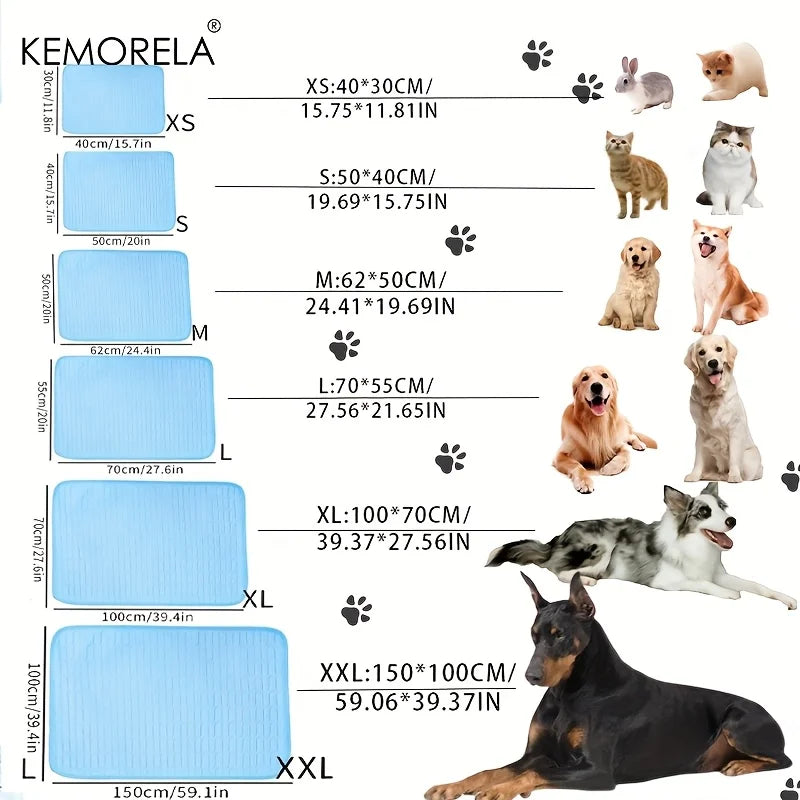 Dog Cooling Ice Bed Mat Pet Summer Bed Cat - MyPetDollar.com