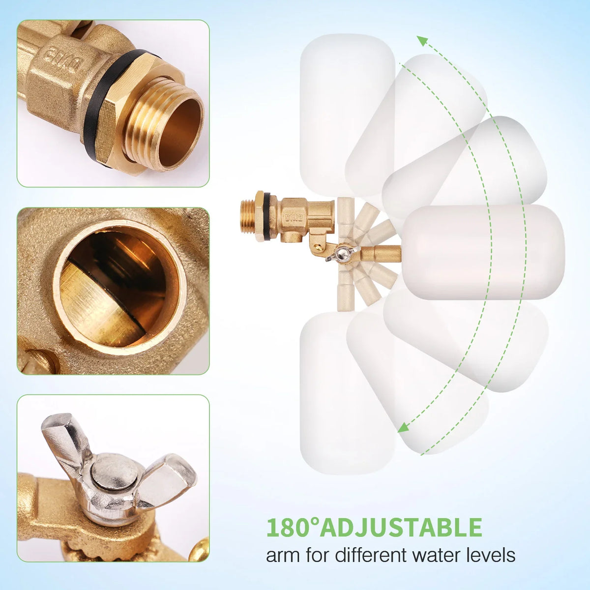 1/2 3/4 Inch Copper Calve Float Ball DN15/20 - MyPetDollar.com