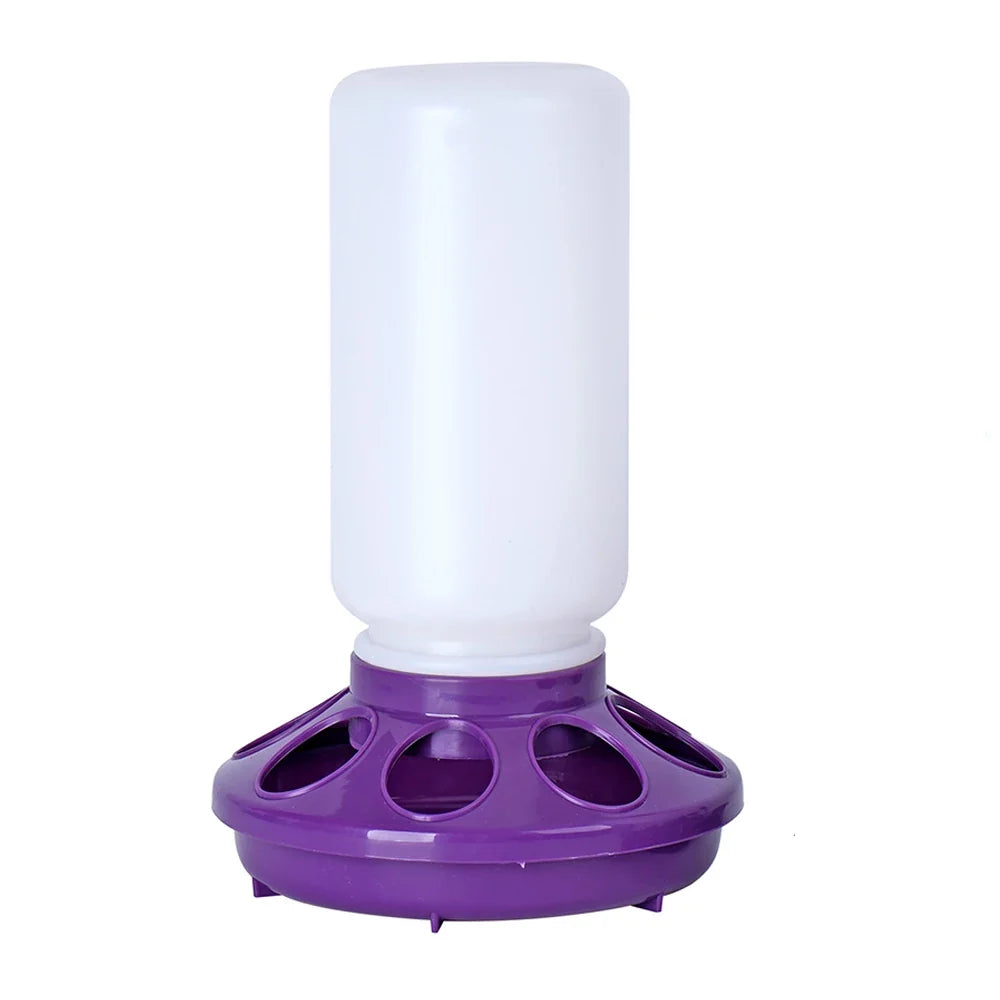 1l Chicken Feeder Bucket Water Fountain – Livestock Feeders & Waterers