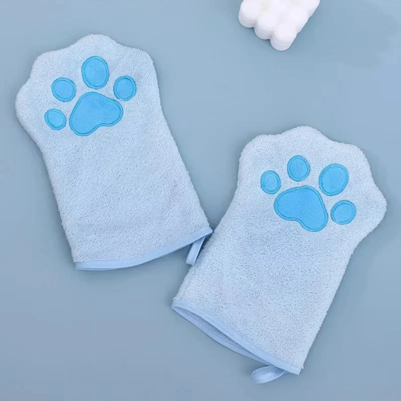 Multicolor Quickdrying Pet Grooming Gloves – 7 Colors