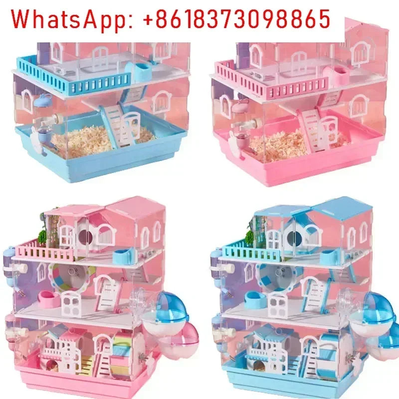 2/3 Layer Acrylic Pet Hamster Cage - MyPetDollar.com